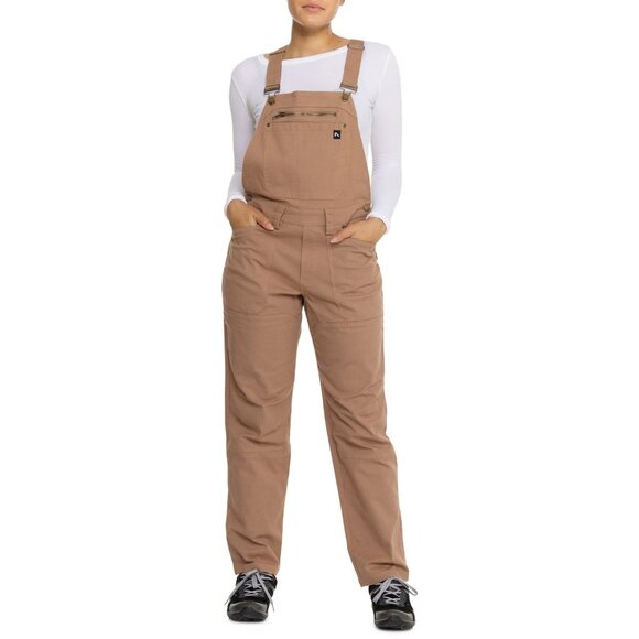 NEW Flylow womensTrailworks Bib Overalls chai 253 - Picture 4 of 7